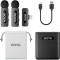 Бездротовий петличний мікрофон BOYA BY-V30 2.4 GHz Dual-Channel Wireless Microphone Type-C Black