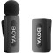 Бездротовий петличний мікрофон BOYA BY-V35 2.4 GHz Dual-Channel Wireless Microphone 3.5mm TRS Black