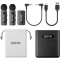 Бездротовий петличний мікрофон BOYA BY-V35 2.4 GHz Dual-Channel Wireless Microphone 3.5mm TRS Black