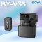 Бездротовий петличний мікрофон BOYA BY-V35 2.4 GHz Dual-Channel Wireless Microphone 3.5mm TRS Black