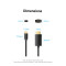 Кабель VENTION HDMI Cable 4K@60Hz USB-C to HDMI 2м Black (CRIBH)