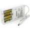 Корпус ДБЖ для роутера VOLTRONIC 15W, Output: DC12V/1,5A, під акумулятори 4(АА)