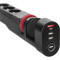 Удлинитель EMOS P1321PD Black, 3 розетки, 1xUSB-C, 2xUSB, 1.5м