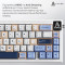 Клавіатура AJAZZ AK650 Sea Salt Switch Blue/White/Blue