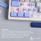 Клавіатура AJAZZ AK650 Sea Salt Switch Blue/White/Blue