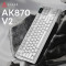 Клавиатура беспроводная AJAZZ AK870 V2 Maillard Switch Side Contour White