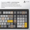 Клавіатура AJAZZ AK980 Max Magnetic Switch Black/Gray/Yellow