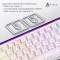 Клавіатура AJAZZ NK68 Red Switch Side Contour White