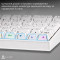 Клавіатура AJAZZ NK68 Red Switch Side Contour White