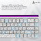 Клавіатура AJAZZ NK68 Red Switch Side Contour White