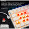 Клавіатура AJAZZ NK68 Red Switch Side Contour White