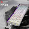 Клавіатура AJAZZ NK68 Red Switch Side Contour White