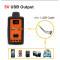 Ліхтар кемпінговий з BT-колонкою VOLTRONIC EP-392 with Solar Panel + LED Lamp Black