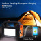 Ліхтар кемпінговий з BT-колонкою VOLTRONIC EP-392 with Solar Panel + LED Lamp Black