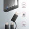 Карман внешний AXAGON SuperSpeed+ Raw Box NVMe SATA M.2 SSD to USB3.2 Gray (EEM2-SG2)
