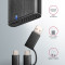 Карман внешний AXAGON SuperSpeed+ Raw Box NVMe SATA M.2 SSD to USB3.2 Black (EEM2-SB2)