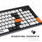 Клавіатура бездротова OFFICEPRO SK985 Black/White