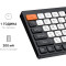 Клавіатура бездротова OFFICEPRO SK985 Black/White