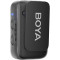 Бездротовий петличний мікрофон BOYA Boyamic 2-02 AI-PoweredMini Wireless Microphone Type-C & 3.5mm TRS Connectors Black