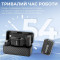 Бездротовий петличний мікрофон BOYA Boyamic 2-02 AI-PoweredMini Wireless Microphone Type-C & 3.5mm TRS Connectors Black