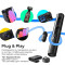 Бездротовий петличний мікрофон BOYA Magic-03 Transformable Al-Powered Mini Wireless Microphone Type-C & 3.5mm TRS Connectors