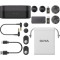 Беспроводной петличный микрофон BOYA Link 3-01 AI-Powered Button-Sized Wireless Microphone Lightning/USB-C/3.5mm TRS