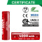 Акумулятор VAPCELL 18650 4000mAh 3.6V 10A FlatTop