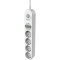 Сетевой фильтр ENERGIZER EPB2500W00EU White, 4 розетки, 4xUSB, 2м