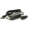 Кабель питания USB to DC VOLTRONIC 5.5x2.5mm 12V/9V + переходник 5.5*2.5mm(F) to 3.5*2.0mm(M) 1м Black (KPFR/5-12/9)