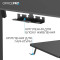 Компьютерный стол с электрорегулировкой высоты OFFICEPRO ODE1880B Black