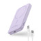 Повербанк з бездротовою зарядкою BASEUS Magnetic Mini Wireless Fast Charge 2in1 20W 5000mAh Nebula Purple (P10022107513-00)