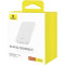 Повербанк з бездротовою зарядкою BASEUS Magnetic Mini Wireless Fast Charge 2in1 20W 5000mAh White (P10022107223-00)