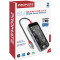 Порт-реплікатор PROMATE TransHub-Mini 8-in 1 Transparent Ultra-Fast Multiport USB-C Hub with PD100W