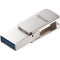 Флешка 64GB APACER AH181 USB 3.2 Type-C/USB-A (AP64GAH181S-1)