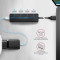 USB-хаб AXAGON 4-Port SuperSpeed USB-A Travel Hub