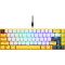Клавиатура беспроводная MOTOSPEED BK67 Longhua Blue Switch Yellow (MTBK67YMB)