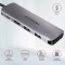 Порт-реплікатор AXAGON 5-in-1 SuperSpeed USB-C Combo Hub