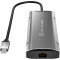 Порт-реплікатор J5CREATE 7-in-1 4K60 Elite USB-C 10Gbps Mini Dock (JCD393-N)