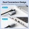 Адаптер VENTION USB Type-C/USB-A - Ethernet RJ45 1000Mb Gray (CFQHB)