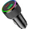 Автомобільний зарядний пристрій HOCO NZ14A Guerrero 1xUSB-C, 1xUSB-A, PD20W, QC3.0 Black (6942007620437)