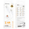 Кабель BOROFONE BX115 USB-A to USB-C 1м White