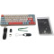 Клавиатура беспроводная MOTOSPEED Darmoshark K5 Gateron Silver Pro Switch Custom (DMK5CGSPRO)