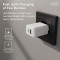 Зарядний пристрій DIGITUS GaN Charger, 1x USB-C, 1x USB-A, 30W White (DA-10301)