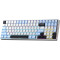 Клавіатура бездротова AULA S100 Pro KRGD Brown Switch White/Black (6948391205755)