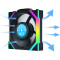Комплект вентиляторів LIAN LI Uni Fan SL Wireless LCD 120 Black 3-Pack (G99.12SLLCD1W3B.00)