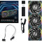 Комплект вентиляторів LIAN LI Uni Fan SL Wireless LCD 120 Reverse Blade Black 3-Pack (G99.12RSLLCD1W3B.00)