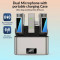 Бездротовий петличний мікрофон JMARY MW-15 2.4G wireless Microphone for Mobile Type-C Silver