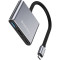 Порт-репликатор COLORWAY 3-in-1 USB-C to 1xHDMI, 1xUSB3.0, PD100W (CW-HUB08)