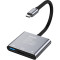 Порт-репликатор COLORWAY 3-in-1 USB-C to 1xHDMI, 1xUSB3.0, PD100W (CW-HUB08)