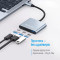 Порт-репликатор COLORWAY 3-in-1 USB-C to 1xHDMI, 1xUSB3.0, PD100W (CW-HUB08)